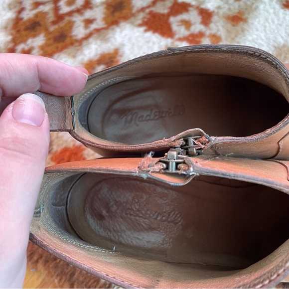 Madewell The Brenner Boot in Brown Leather SZ 8 | Leather Booties - Picture 12 of 14